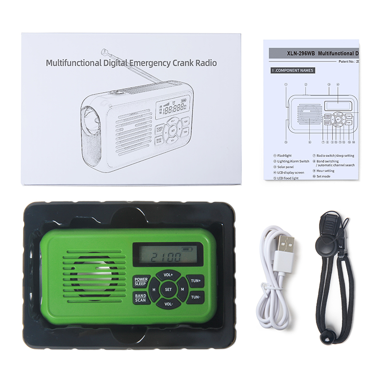 Emergency Radio Solar - Radio Darurat Tenaga Surya Portabel OEM