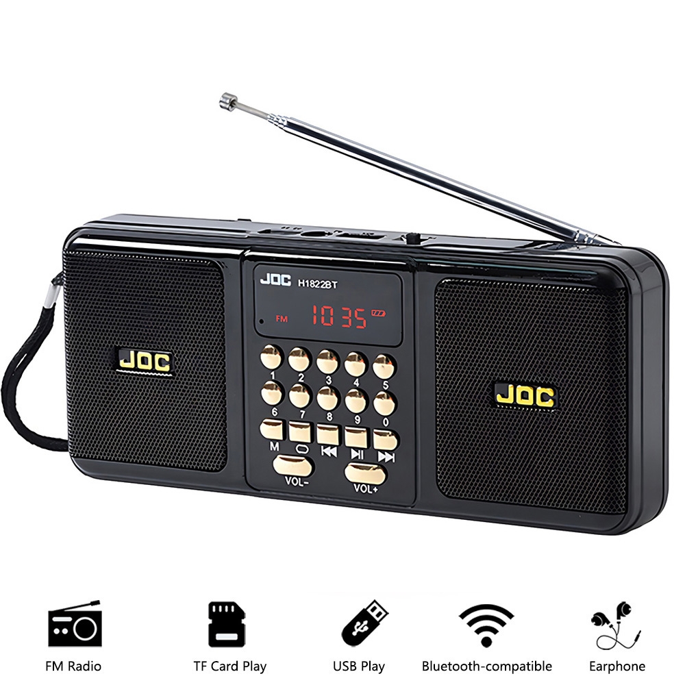 Emergency Radio Solar - Speaker Nirkabel Radio FM Stereo Portabel