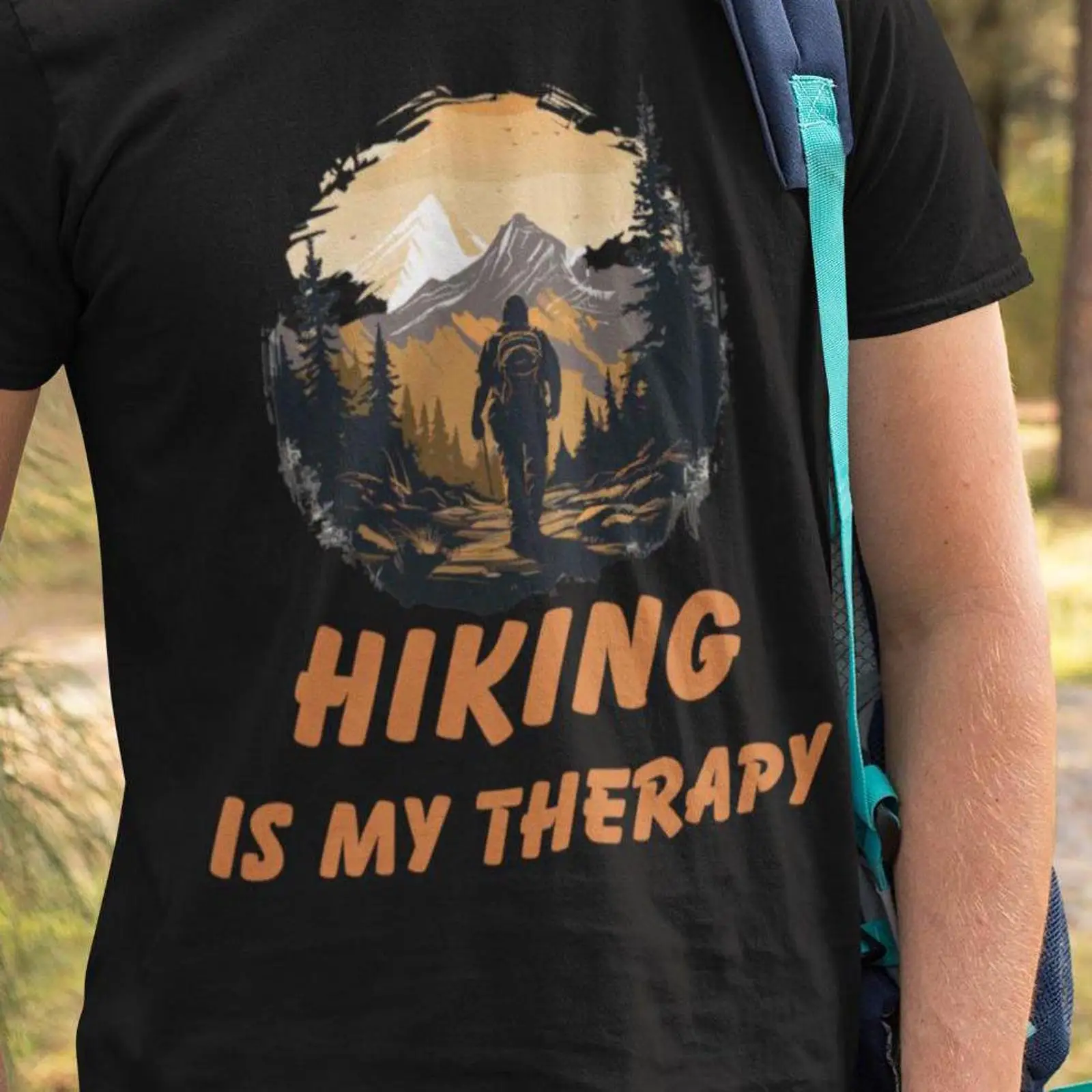 Outdoor Adventure Therapy - Kaos Hiking Is My Therapy untuk