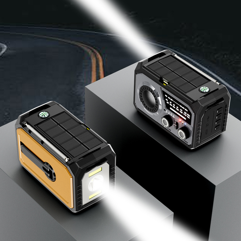 Emergency Radio Solar - 16000MAh AM/FM/WB NOAA Radio Cuaca Darurat