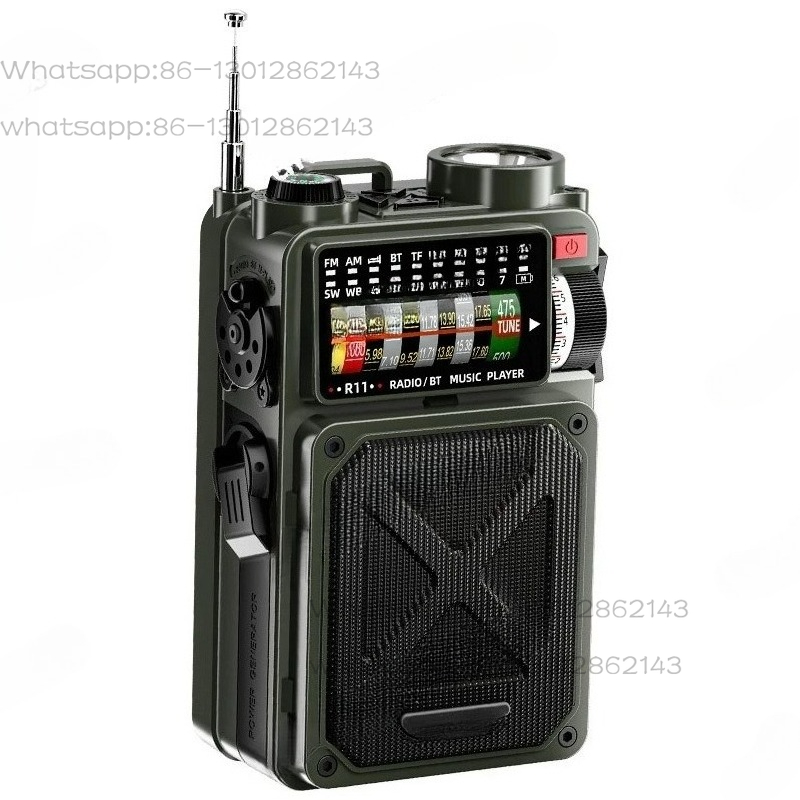 Emergency Radio Solar - Radio darurat tenaga surya dengan engkol