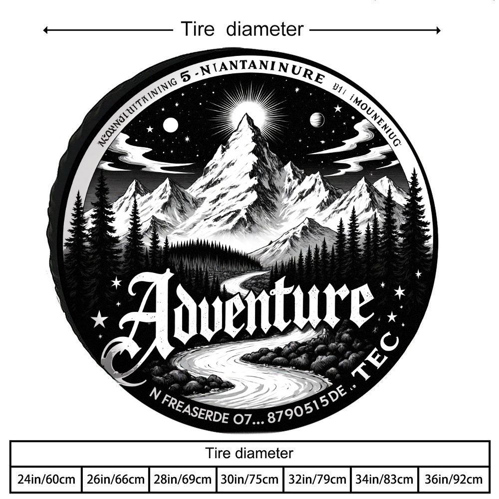 Outdoor Adventure Vehicles - Penutup Ban Cadangan Adventure Mountain Bahan