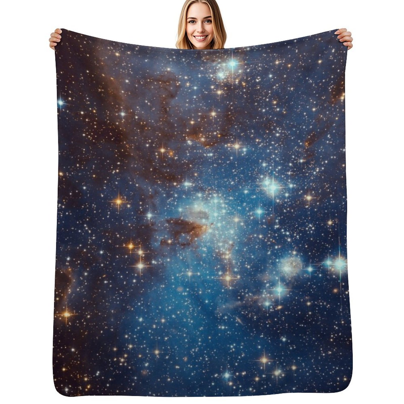 Selimut Lempar Motif Bintang N - Space Blanket Heavy ulasan dan harga