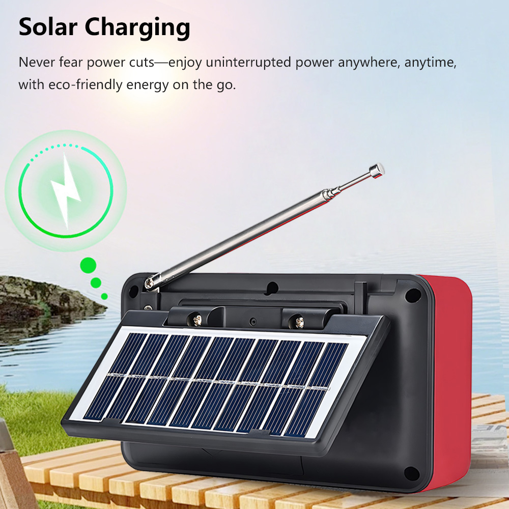 Radio FM Portabel Tenaga Surya - Emergency Radio Solar ulasan dan harga