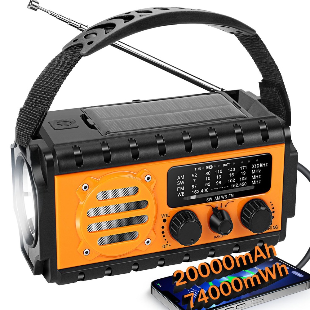 Radio Darurat Tenaga Surya Por - Emergency Radio Solar ulasan dan harga