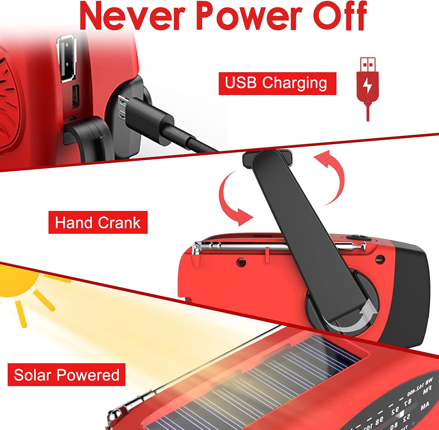 Generator Multifungsi Tenaga S - Emergency Radio Solar ulasan dan harga