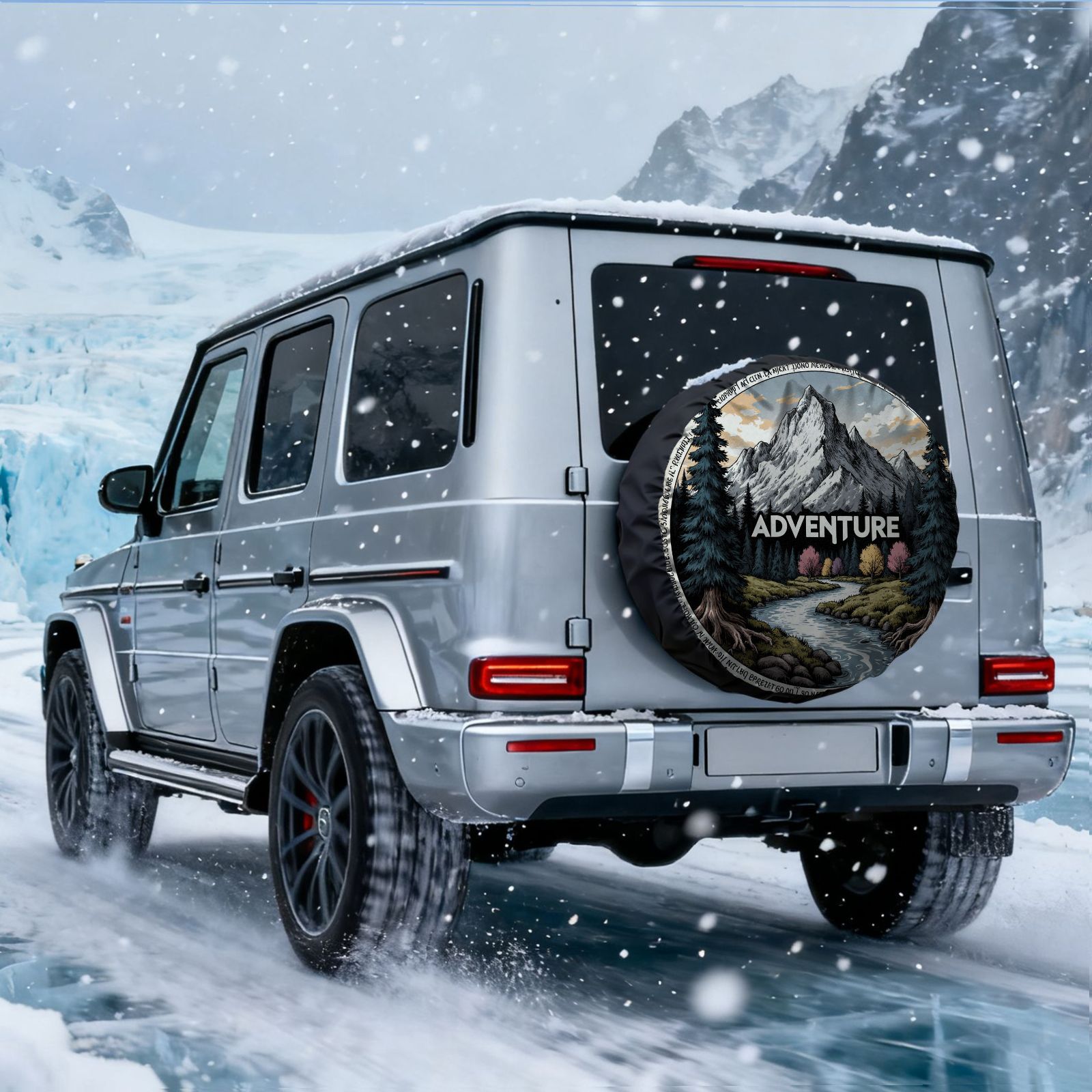 Penutup Ban Motif Pemandangan  - Outdoor Adventure Vehicles ulasan dan harga