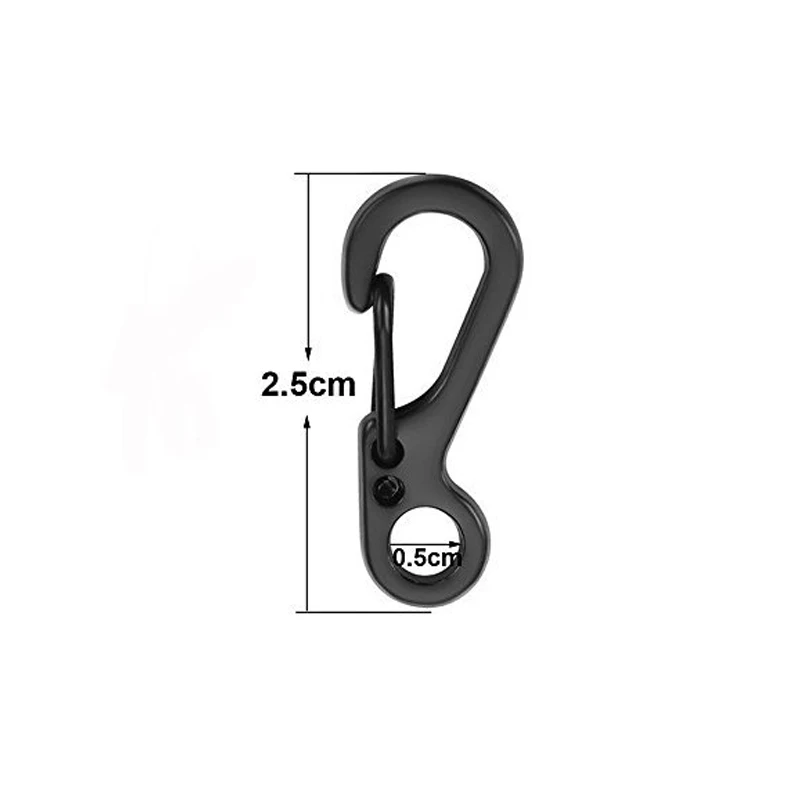 10 Buah/Lot Karabiner Mini Par - Outdoor Adventure Backpack ulasan dan harga