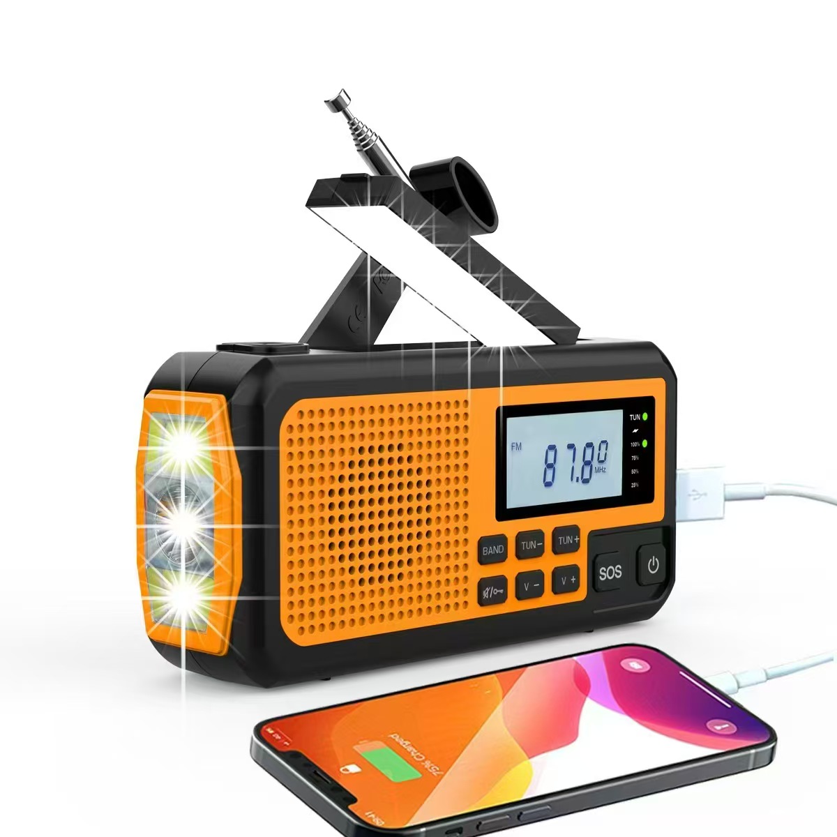 Radio Tenaga Surya Darurat unt - Emergency Radio Solar ulasan dan harga