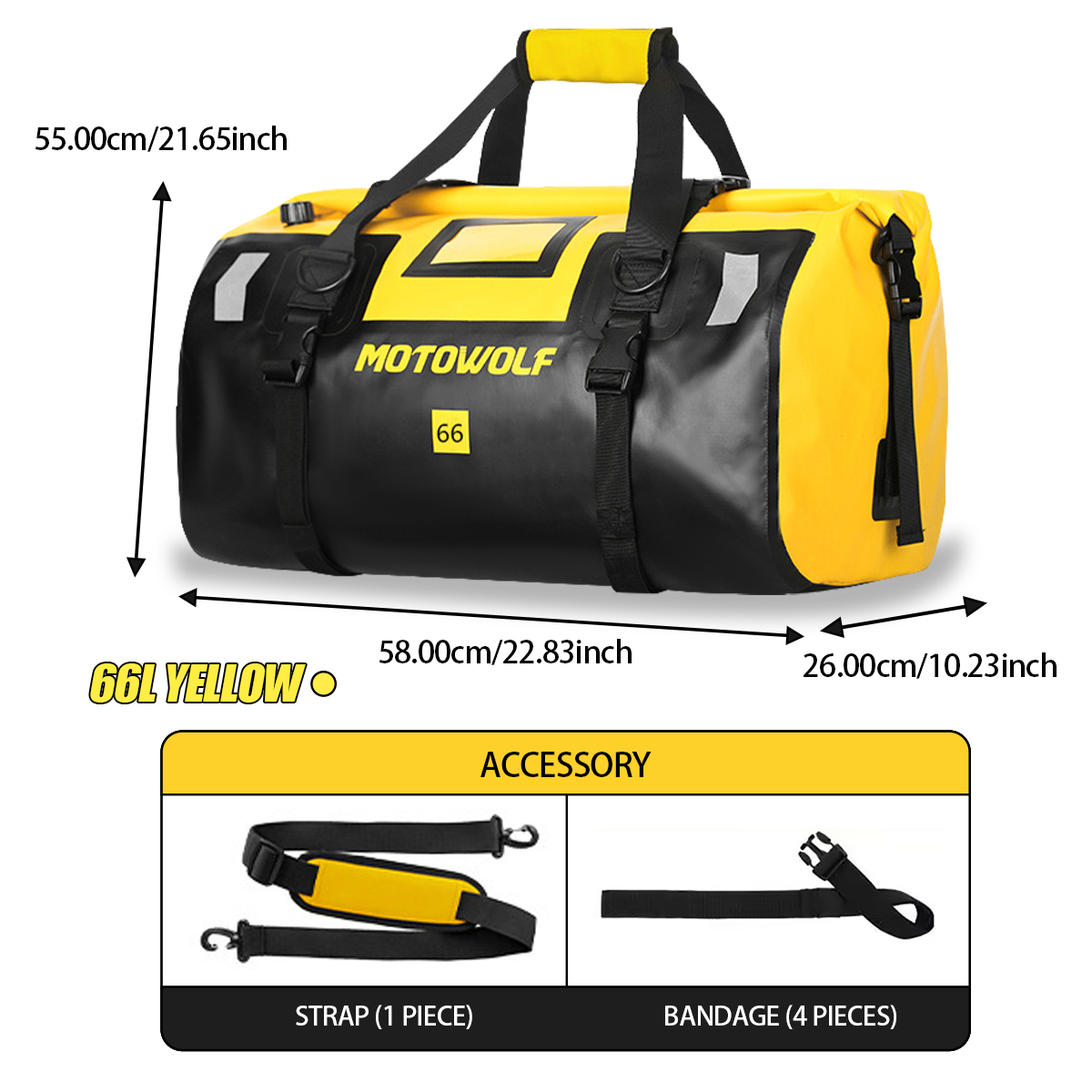 Tas Ransel Tahan Air 40L/66L T - Outdoor Adventure Kayak ulasan dan harga