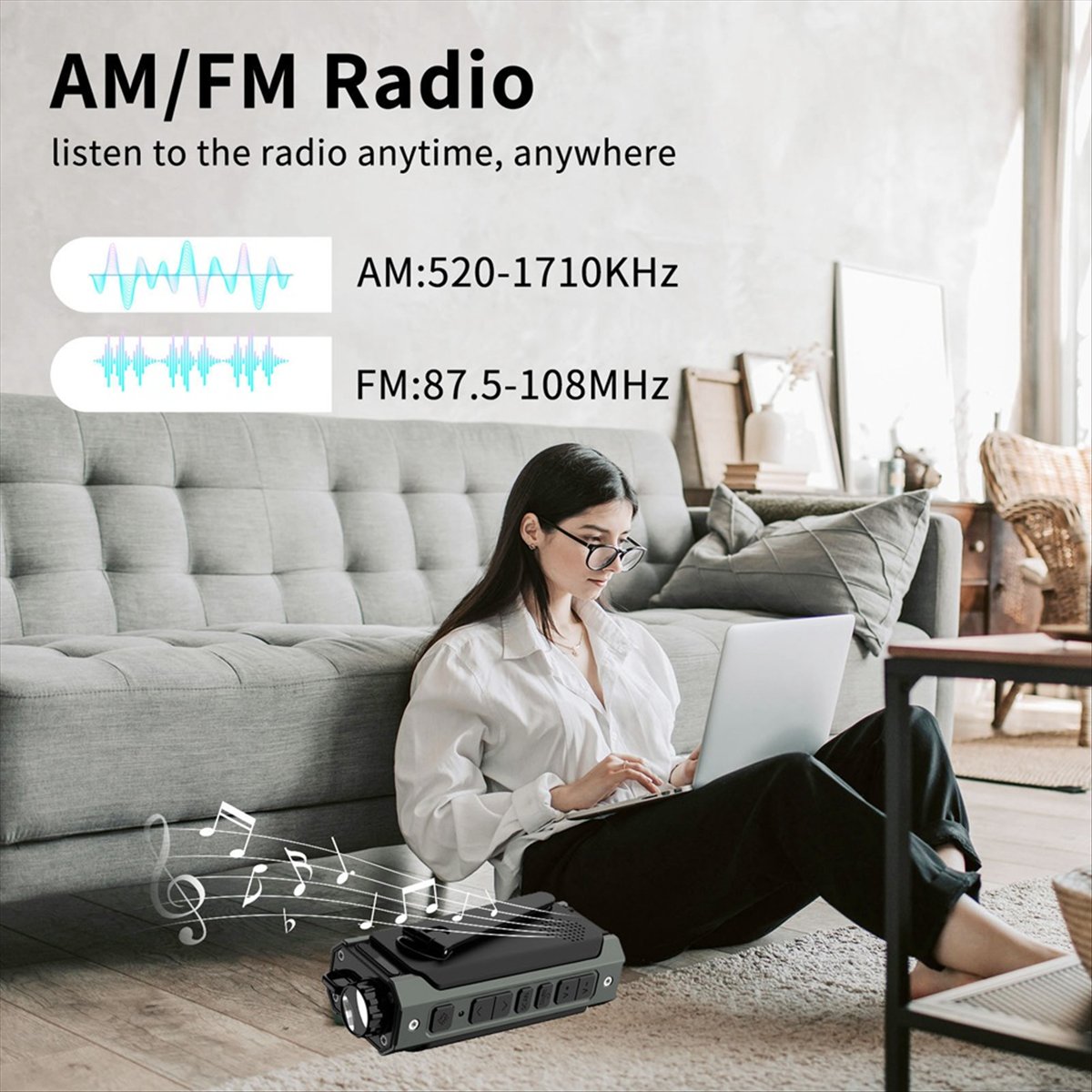 Radio Tenaga Surya Portabel A2 - Emergency Radio Solar ulasan dan harga