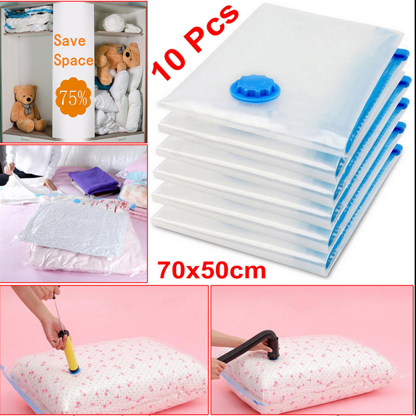 Kantong Penyimpanan Vakum 50x7 - Space Blanket Heavy ulasan dan harga