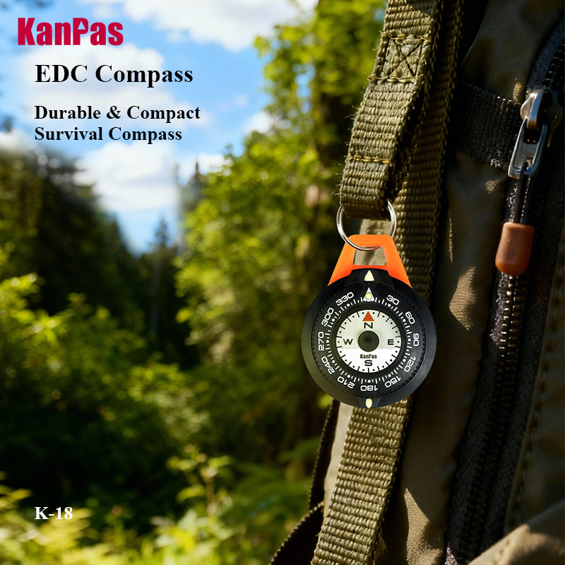 KANPAS EDC Mini Compass, Kompa - Outdoor Adventure Gear ulasan dan harga