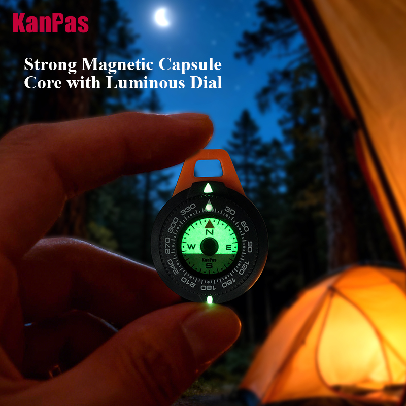 KANPAS EDC Mini Compass, Kompa - Outdoor Adventure Gear ulasan dan harga