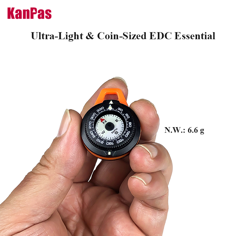 KANPAS EDC Mini Compass, Kompa - Outdoor Adventure Gear ulasan dan harga