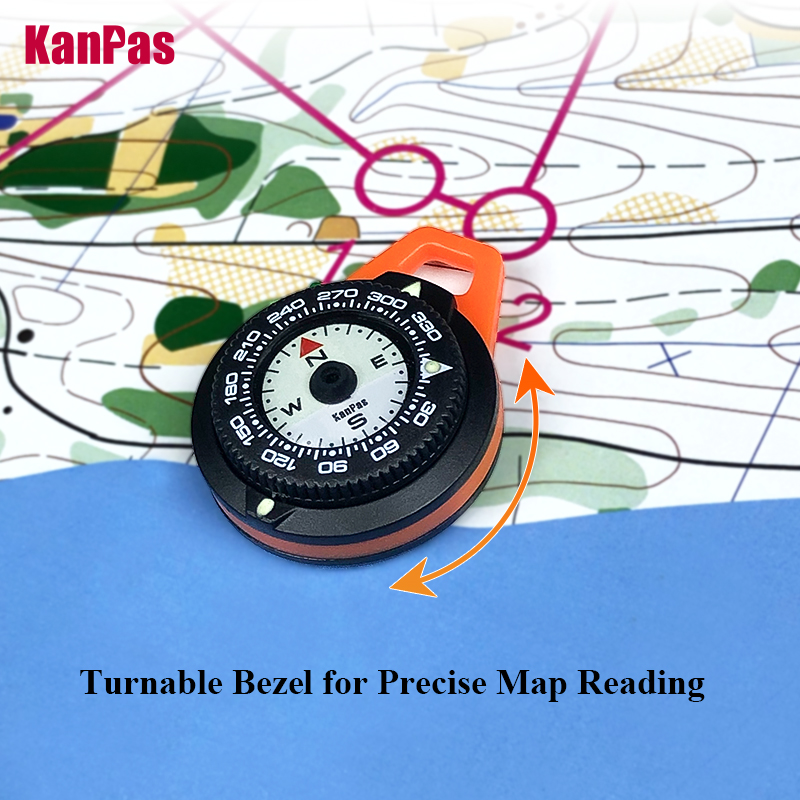KANPAS EDC Mini Compass, Kompa - Outdoor Adventure Gear ulasan dan harga