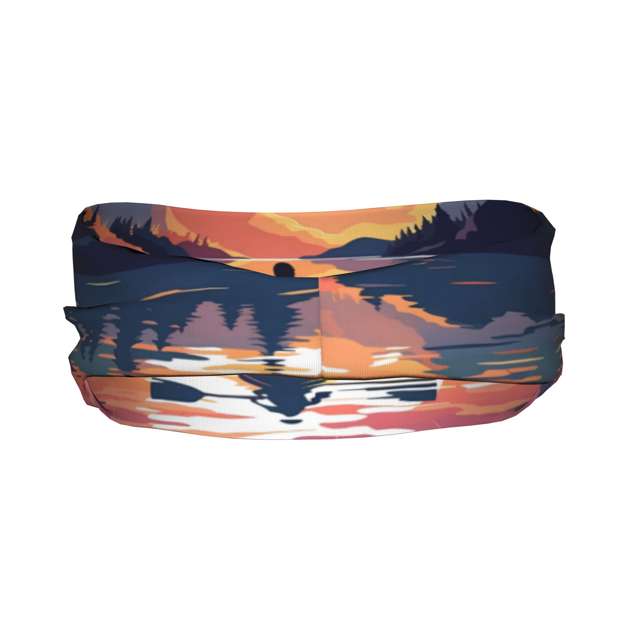 Ikat Kepala Motif Kayak Sunset - Outdoor Adventure Kayak ulasan dan harga