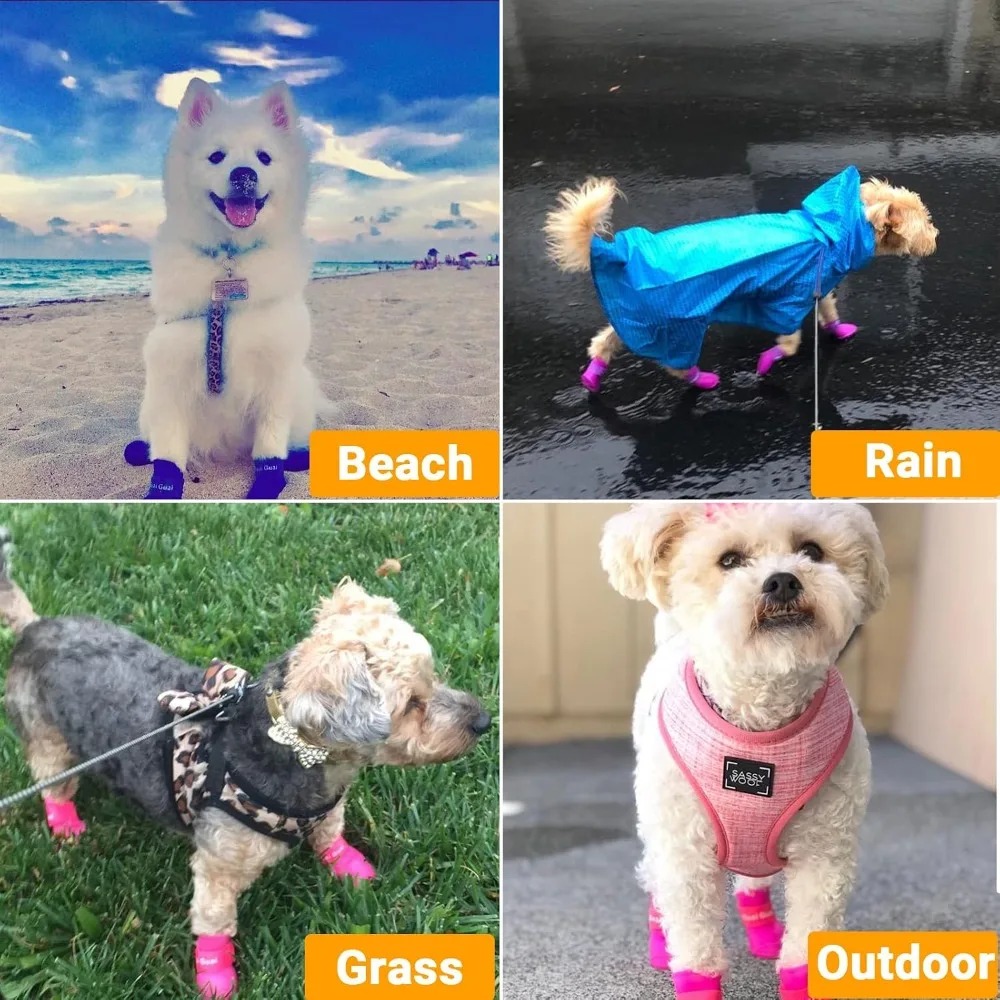 4 Buah Sepatu Bot Hujan Anjing - Outdoor Adventure Gear ulasan dan harga