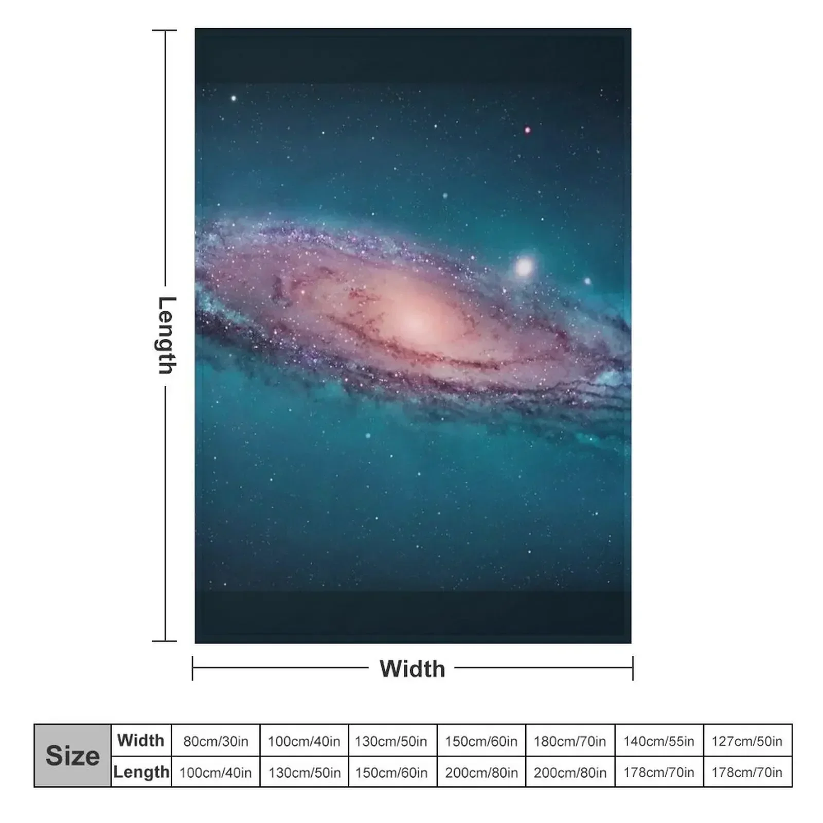 Galaksi Andromeda, ruang angka - Space Blanket Heavy ulasan dan harga