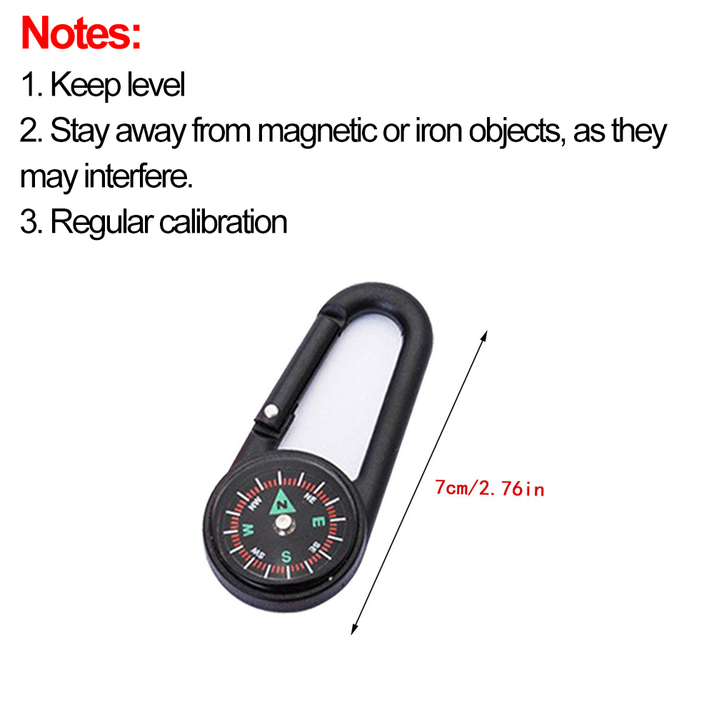 Kompas Mini Outdoor Carabiner  - Outdoor Adventure Backpack ulasan dan harga