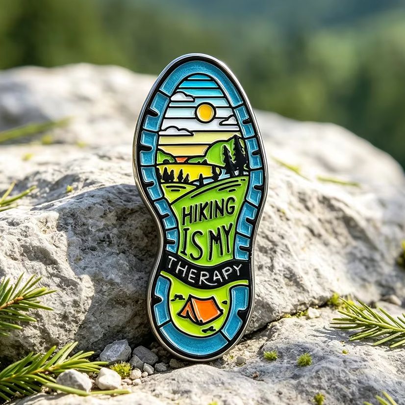 Hiking Adalah Terapi Saya Pin  - Outdoor Adventure Therapy ulasan dan harga