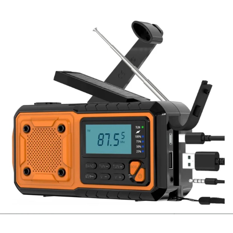 Radio Darurat Tenaga Surya 400 - Emergency Radio Solar ulasan dan harga