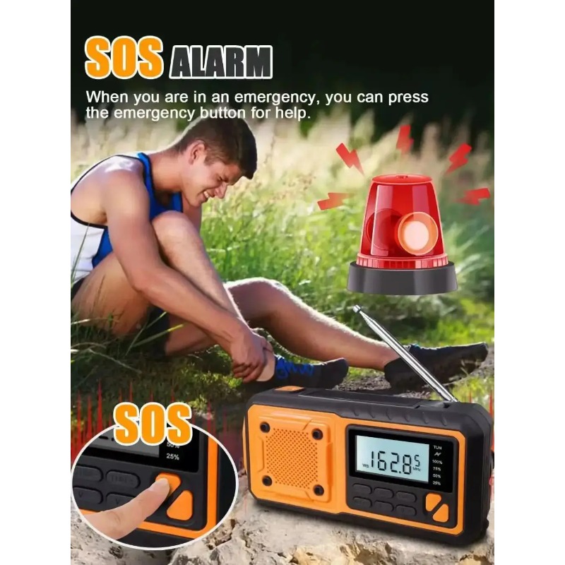 Radio Darurat Tenaga Surya 400 - Emergency Radio Solar ulasan dan harga