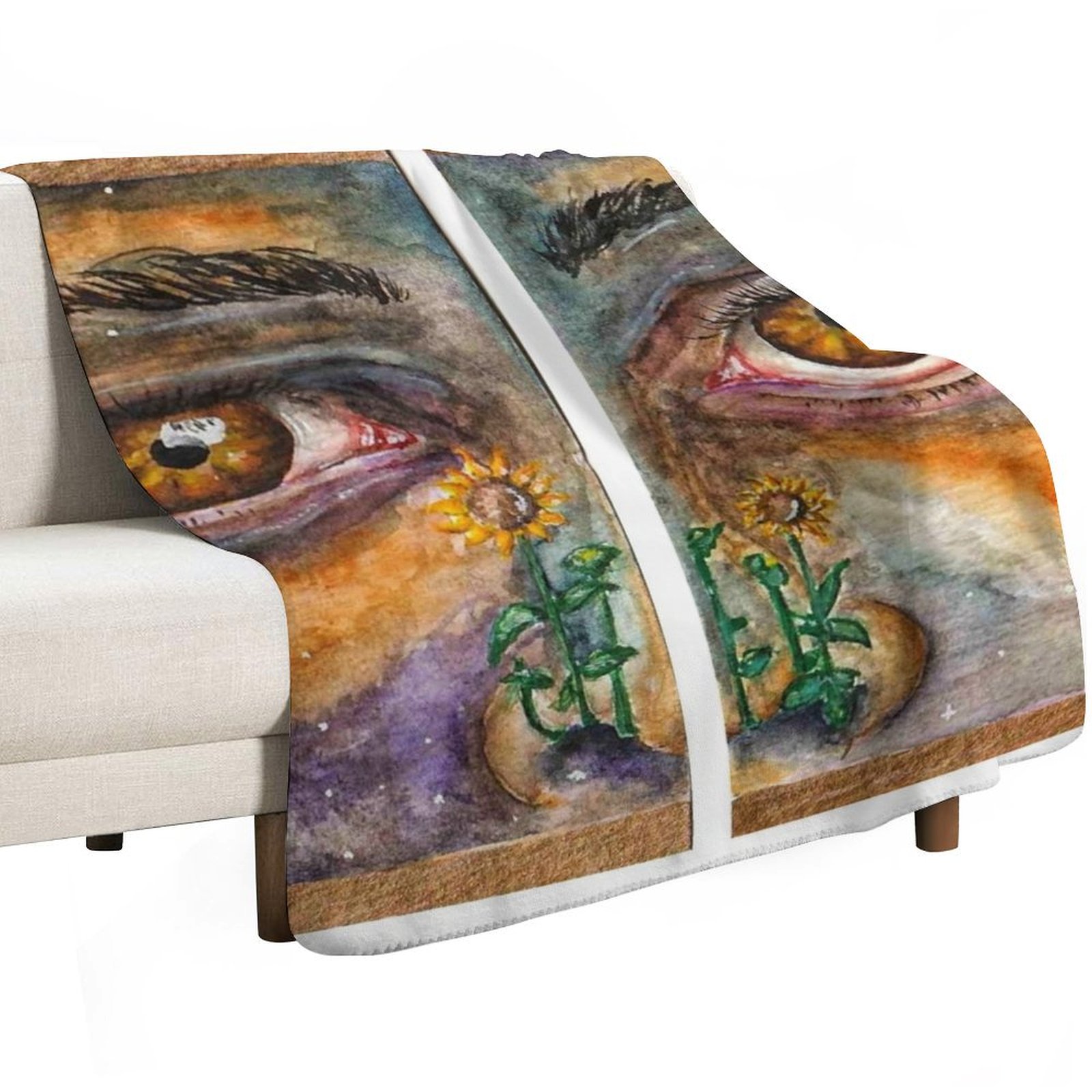 Selimut Motif Bunga Matahari L - Space Blanket Heavy ulasan dan harga