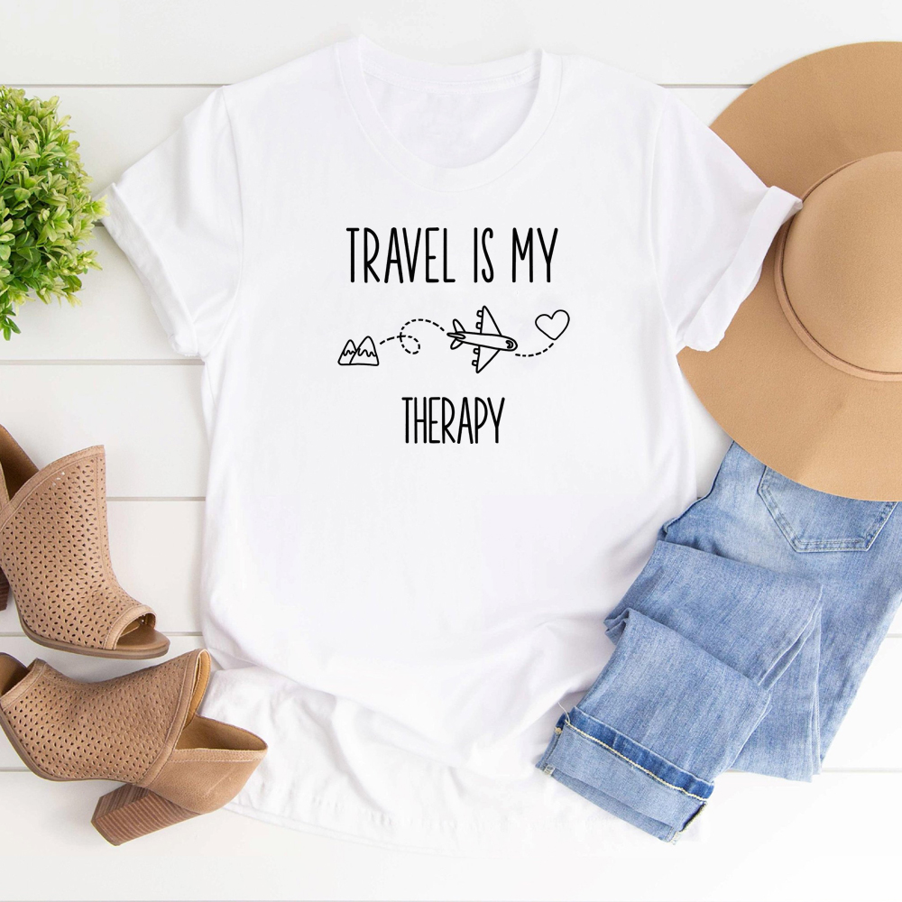 Travel Is My Therapy Kaus Kasu - Outdoor Adventure Therapy ulasan dan harga