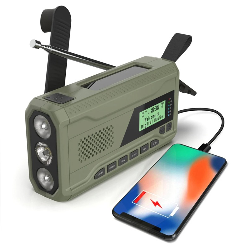 Radio DAB/FM Bluetooth Radio D - Emergency Radio Solar ulasan dan harga