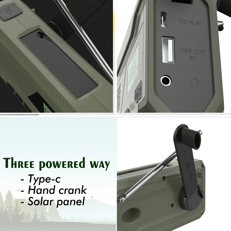 Radio DAB/FM Bluetooth Radio D - Emergency Radio Solar ulasan dan harga