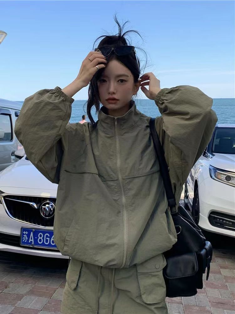 Set Pelindung Matahari Kerah B - Outdoor Adventure Windbreaker ulasan dan harga